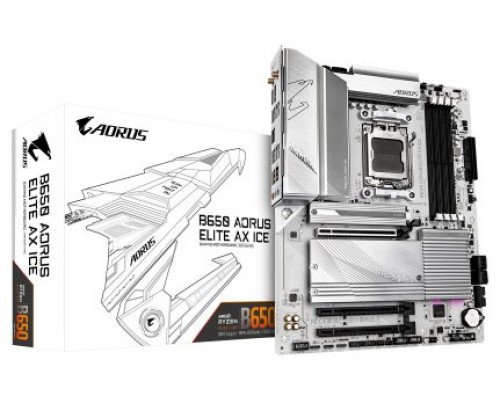 Gigabyte B650 AORUS ELITE AX ICE placa base AMD B650 Zócalo AM5 ATX